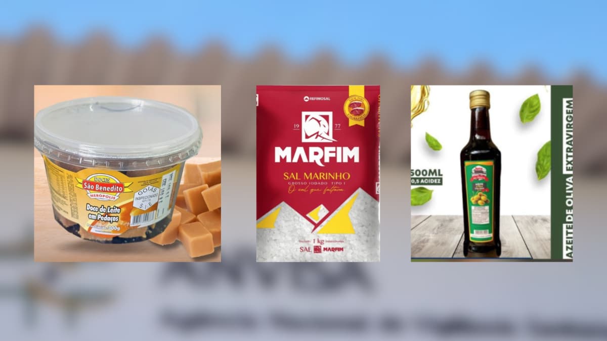 Anvisa proíbe venda de marcas de doce de leite, azeite e sal grosso; veja quais são