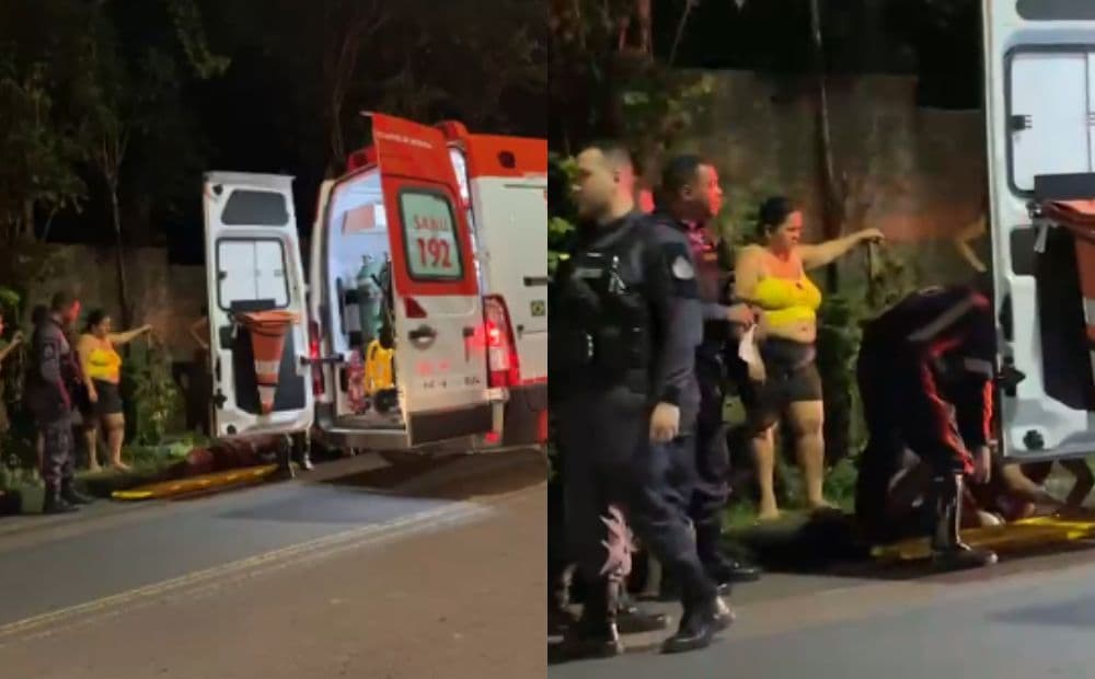 Homem suspeito de asfixiar mulher é agredido por populares e detido em Manaus