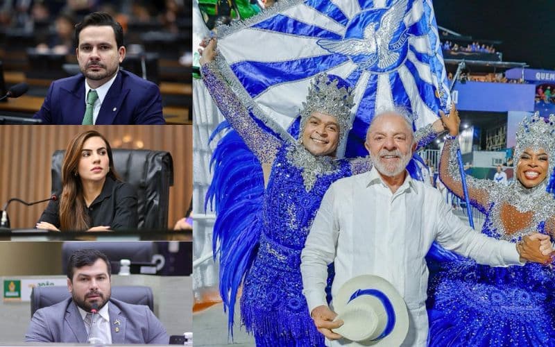 Direita amazonense reage à homenagem a Lula na Sapucaí e critica desfile como “palanque eleitoral”