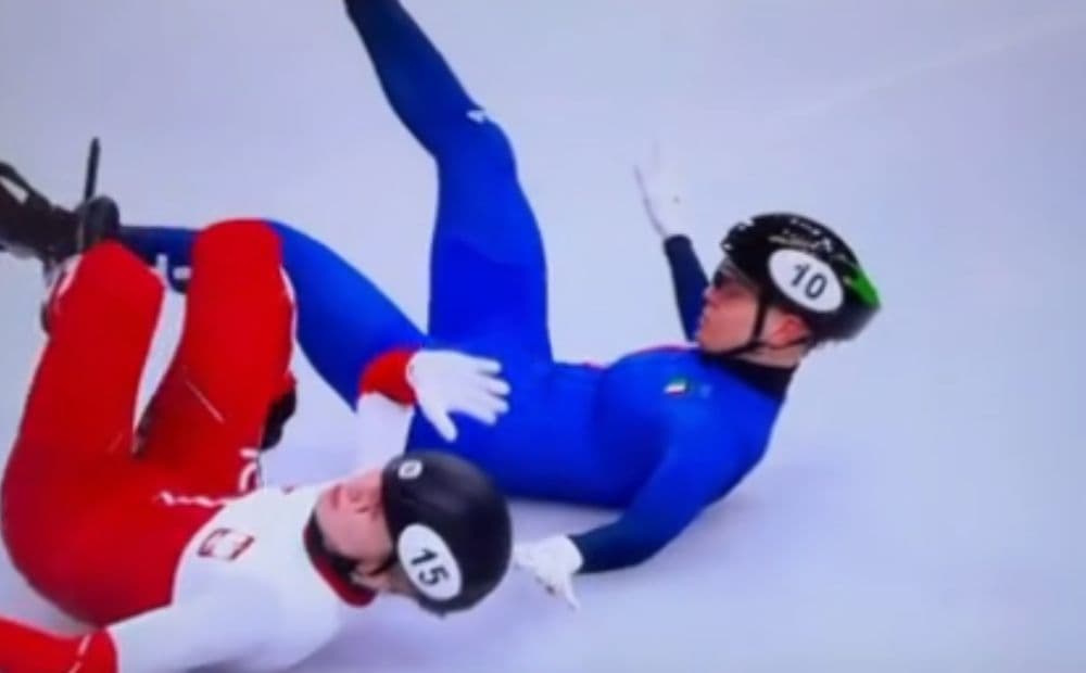 Polonesa é atingida por lâmina no rosto durante Olimpíadas de Inverno