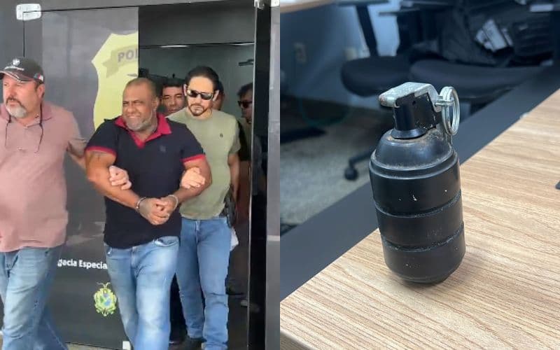 Preso com explosivo e armas, homem é acusado de dois homicídios em Manaus