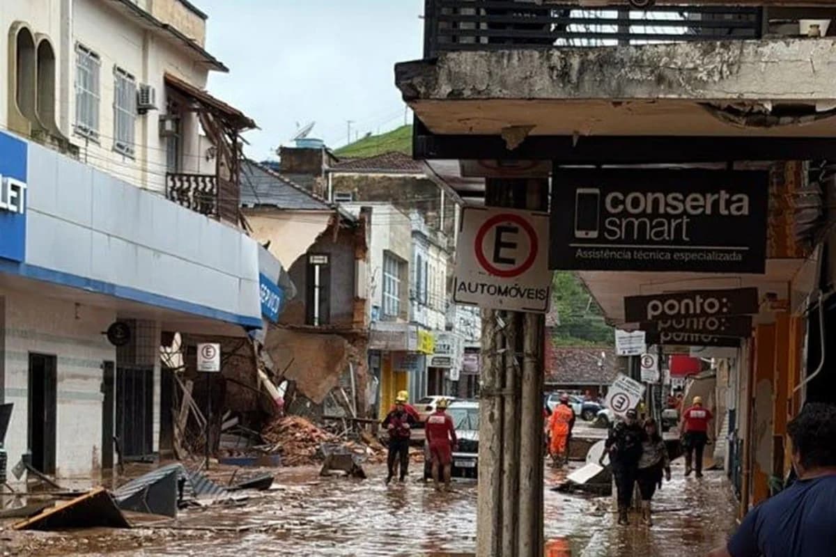 Sobe para 36 número de mortos após chuvas na zona da mata mineira; 33 seguem desaparecidos