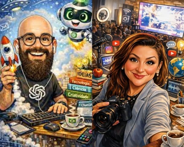 Imagens de caricatura geradas por IA dominam redes sociais; saiba como fazer a sua e entrar na brincadeira