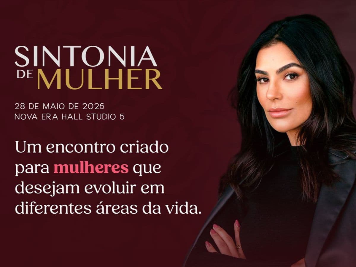 Evento com Cíntia Chagas em Manaus visa impulsionar carreira e autonomia das mulheres