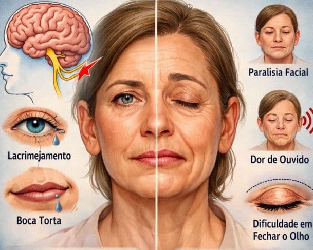 Paralisia de Bell: entenda o distúrbio que entorta a boca e músculos do rosto