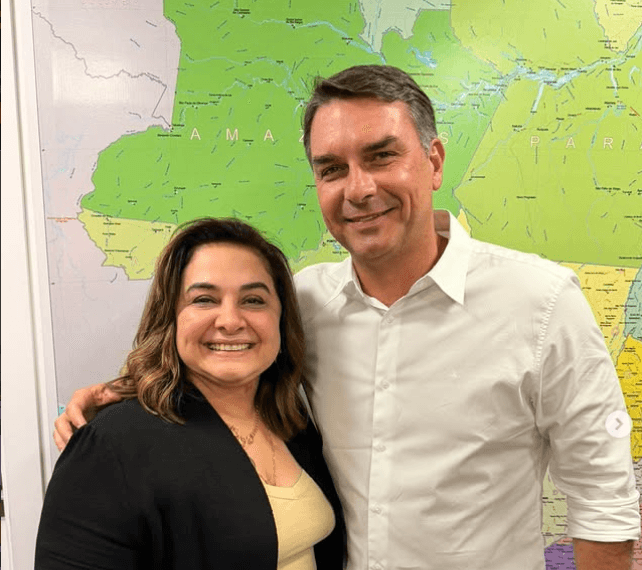 Pré-candidata ao governo, Maria do Carmo confirma visita de Flávio Bolsonaro ao Amazonas