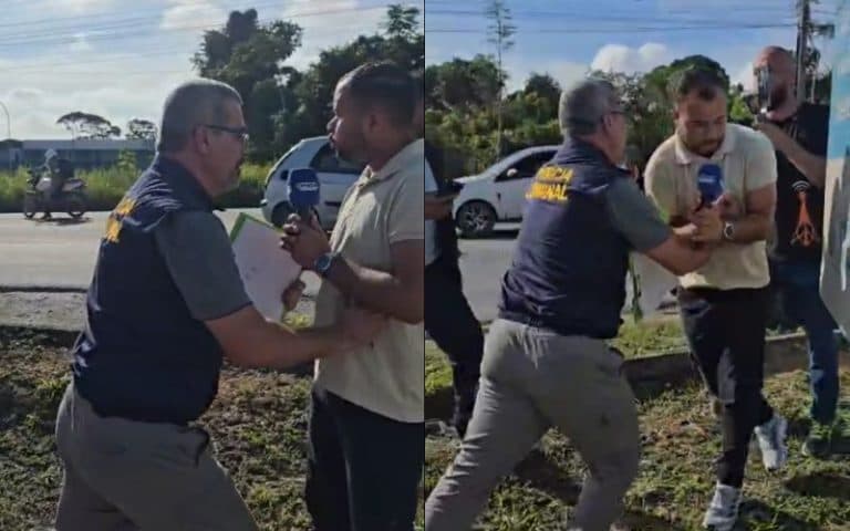 Repórter da Rede Onda Digital é agredido por perito em Manaus
