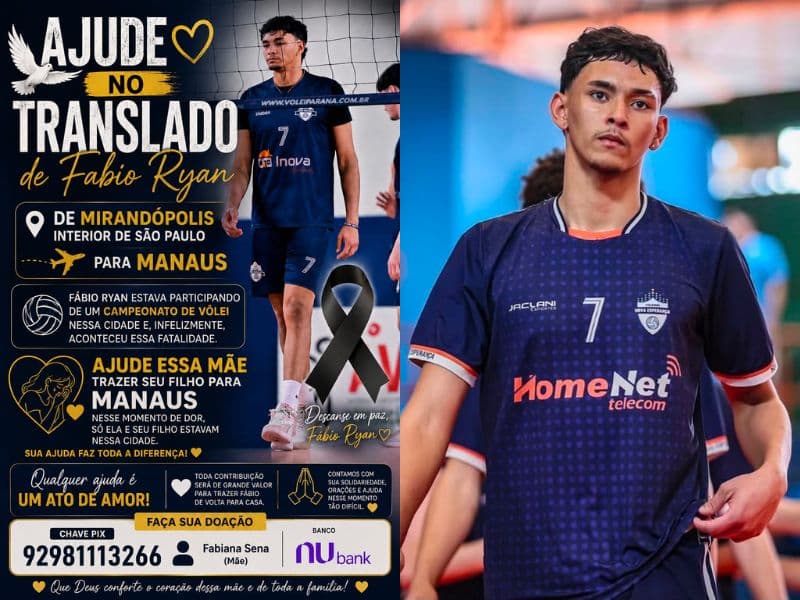 Atleta amazonense morre aos 18 anos em SP; família pede ajuda para translado