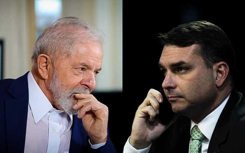 Flávio Bolsonaro lidera na capital, mas Lula mantém vantagem no interior