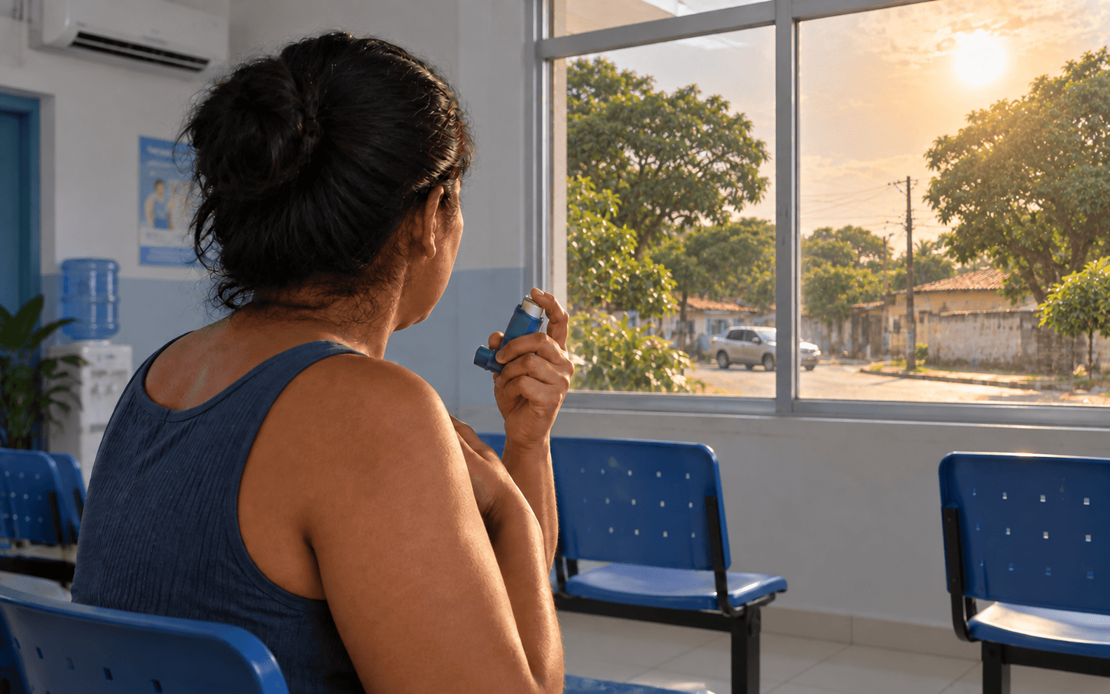 Calor, ar seco e choque térmico agravam crises de asma durante a estiagem em Manaus