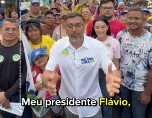 Wilson dá boas-vindas a Flávio e reafirma alinhamento no campo conservador