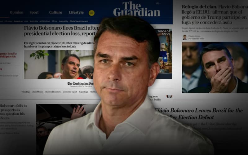 Chegada de Flávio Bolsonaro aos EUA foi marcada por versões conflitantes sobre seu paradeiro