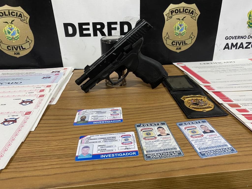 Falso policial é preso por falsificação de documento público em Manaus