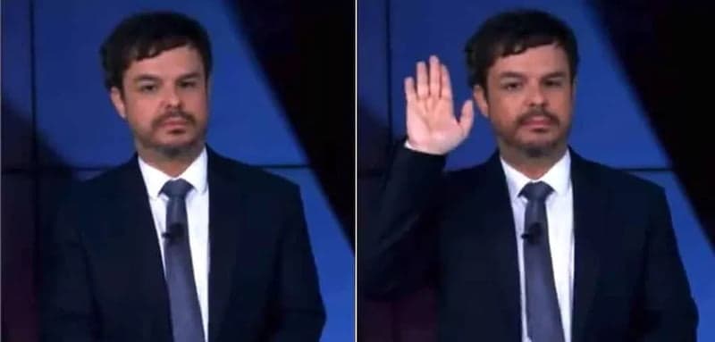 MP vai investigar Adrilles por saudação nazista em programa de TV