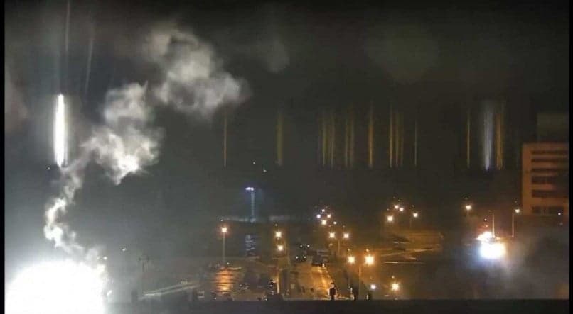 Veja vídeo “Agora! Rússia incendeia central nuclear na Ucrânia!” diz o presidente ucraniano