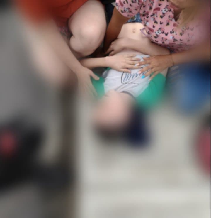 Veja vídeo: Criança é atropelada na zona Norte de Manaus