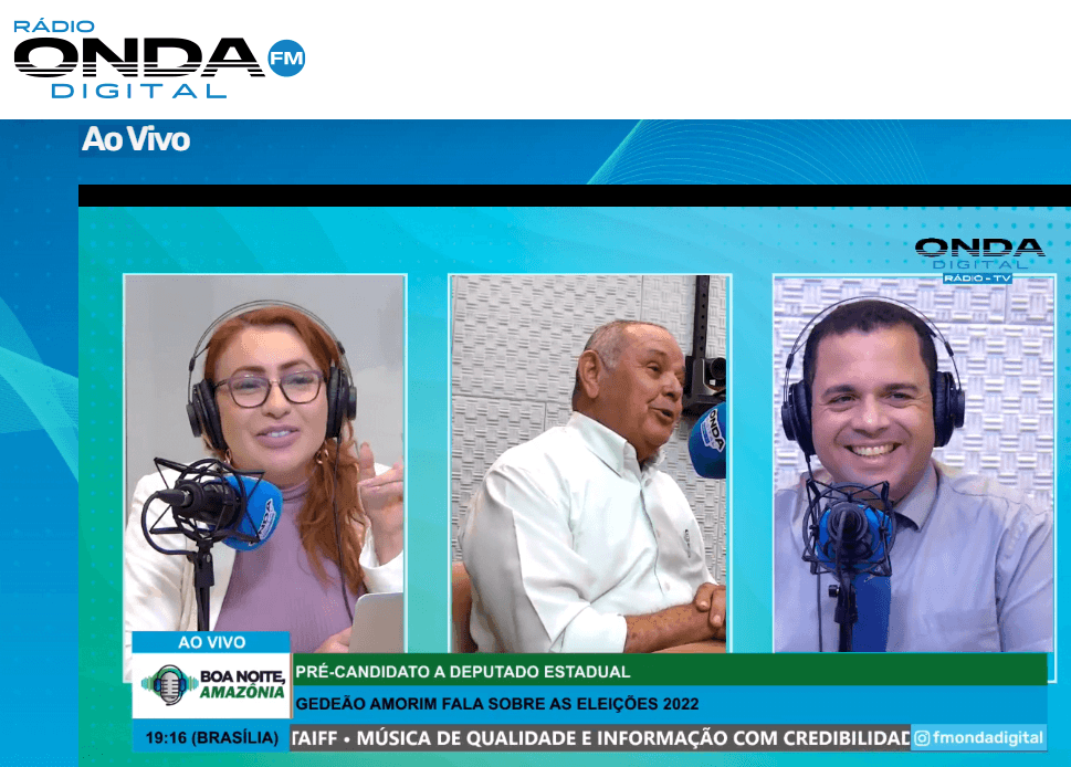 Entrevista com o pré-candidato a deputado estadual Gedeão Amorim