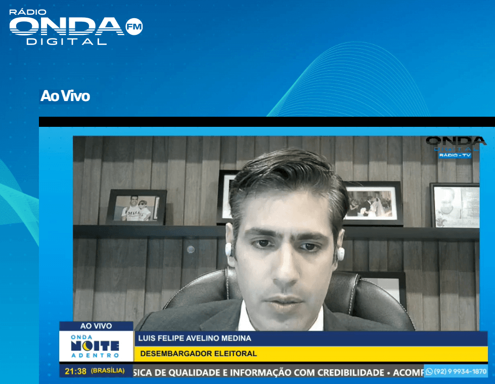 Onda Noite A dentro recebe o desembargador eleitoral Luis Felipe Medina