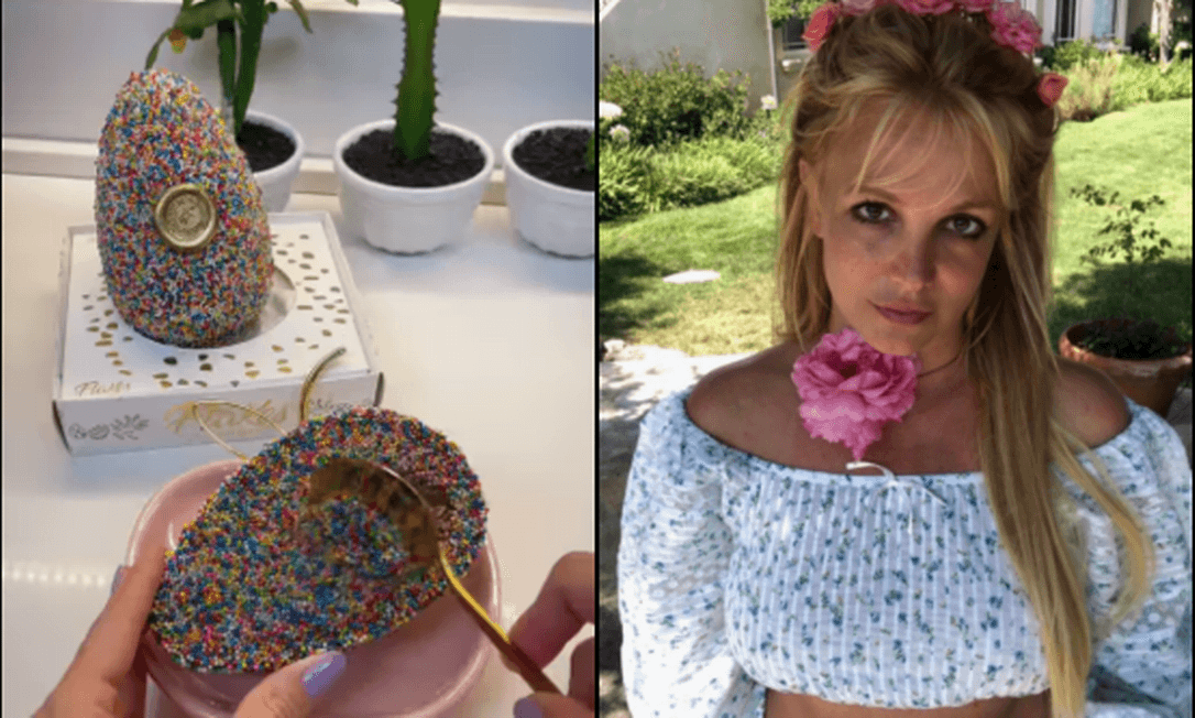 Veja! Britney Spears compartilha ovo de Páscoa de Rondônia