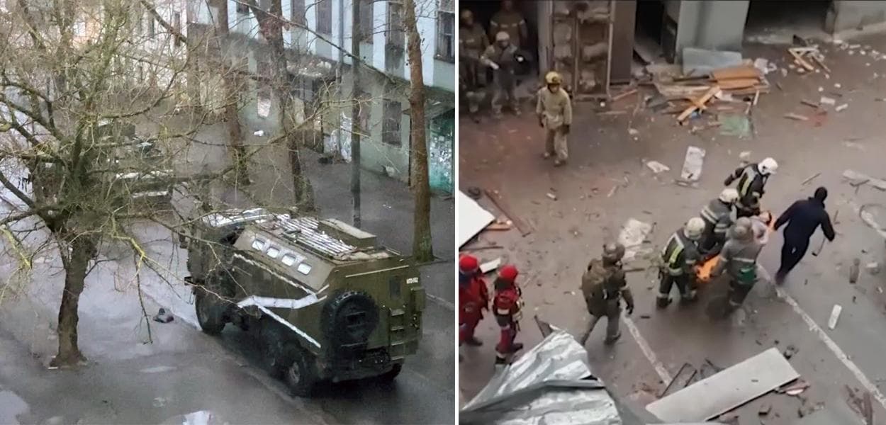 Tropas russas tomam controle da cidade portuária de Kherson