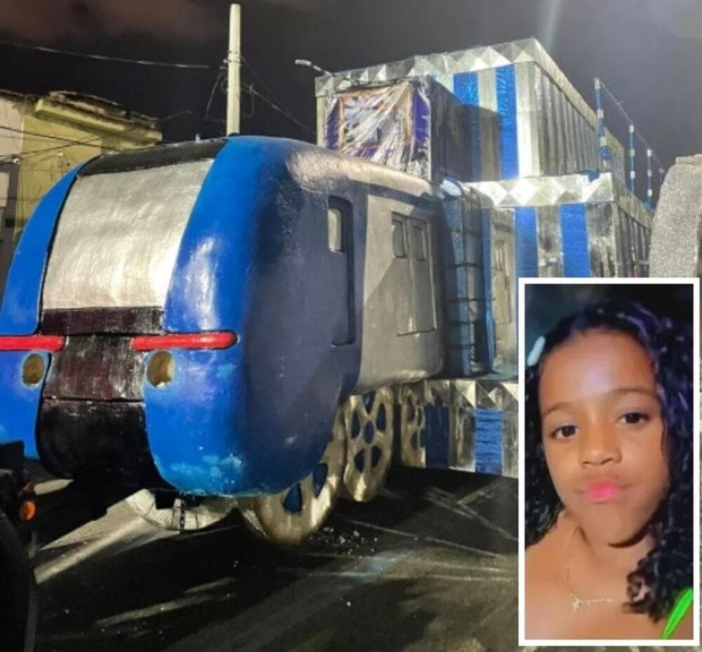 Menina tem perna amputada após acidente em desfile de Carnaval no RJ
