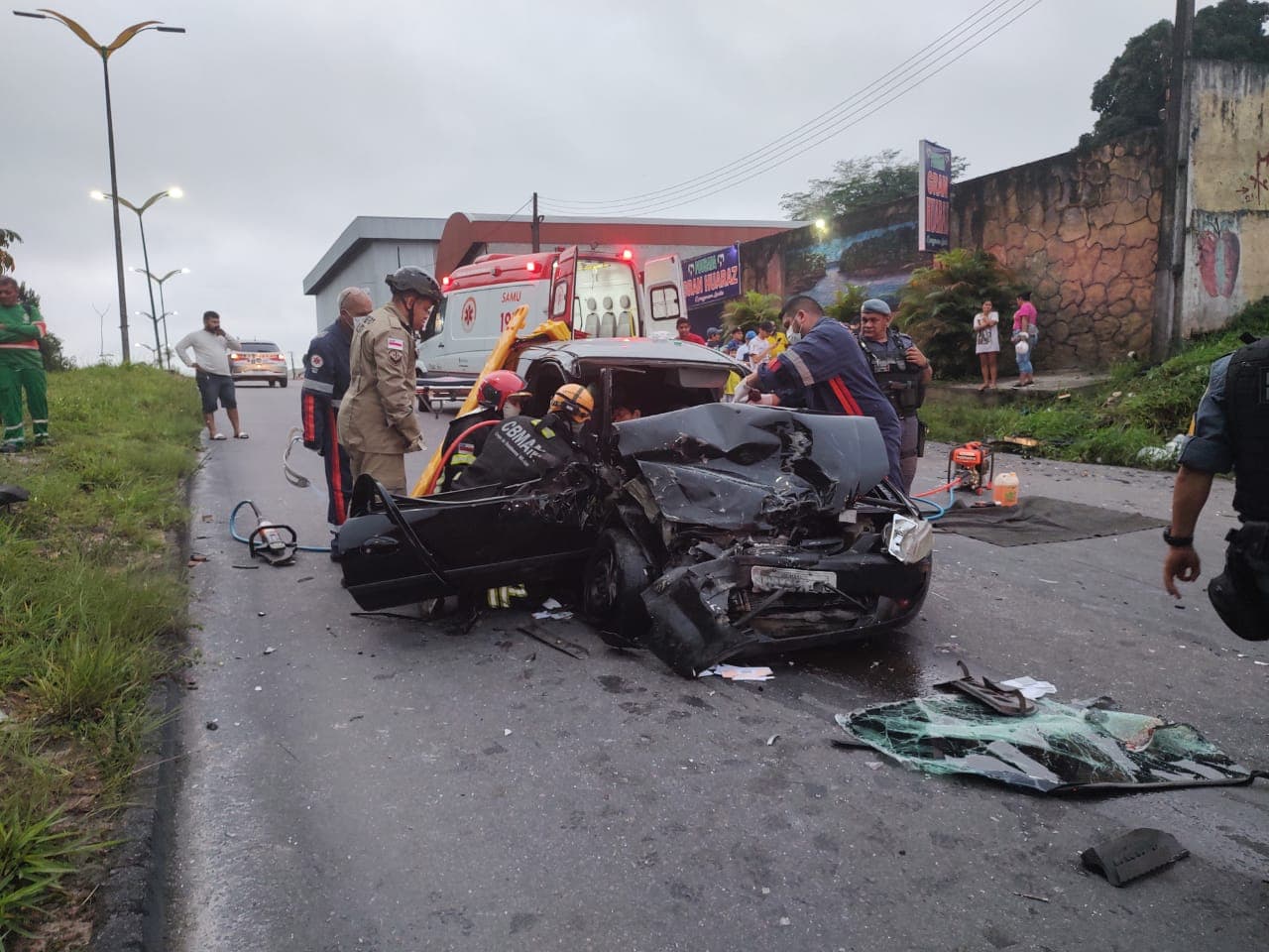 Durante fuga, ladrão de carro sofre acidente grave