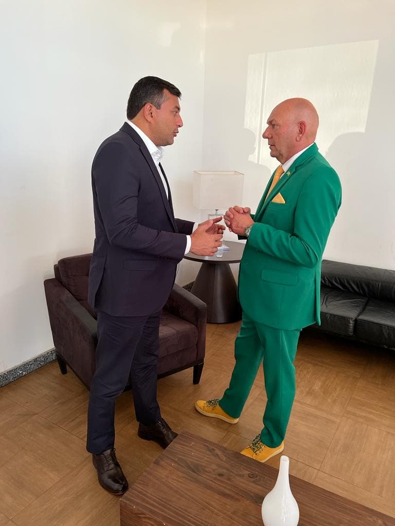 Governador Wilson Lima encontra com “Véio da Havan” para tratar de investimentos