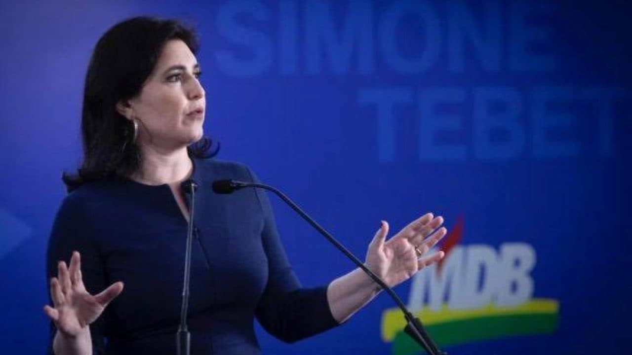 Simone Tebet deve ser anunciada como candidata da “terceira via” à Presidência da República
