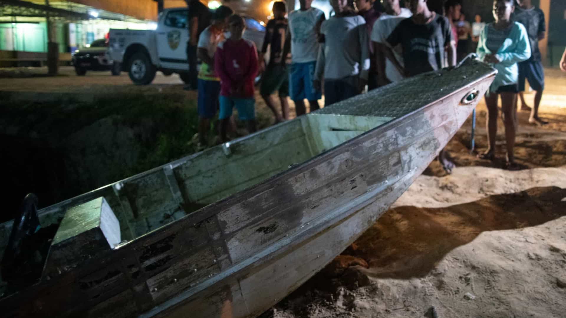 Polícia Civil encontra lancha utilizada por Dom e Bruno