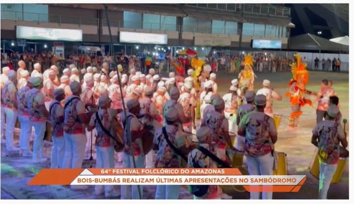 64° Festival Folclórico do Amazonas encerra com apresentação dos bois bumbás de Manaus