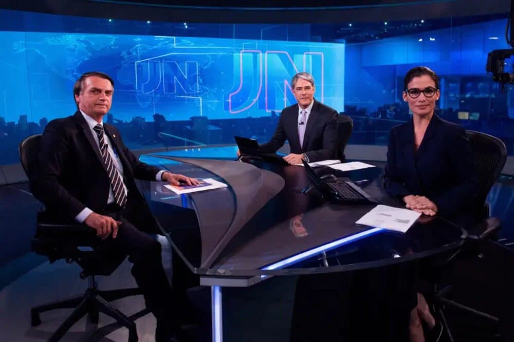 Bolsonaro abre entrevistas com presidenciáveis no Jornal Nacional
