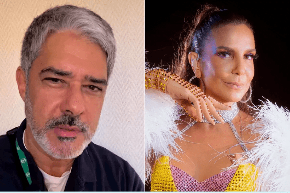 Bonner “ignora” Ivete Sangalo na saída da Globo