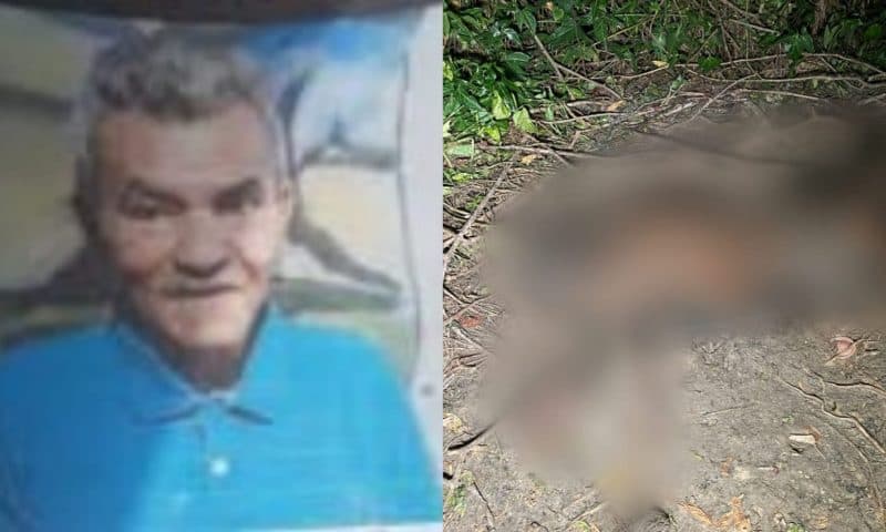 Cadáver achado em mata é de idoso desaparecido