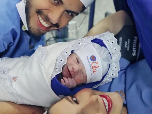Virginia Fonseca e Zé Felipe mostram primeira foto da segunda filha: “Nossa cabeluda”