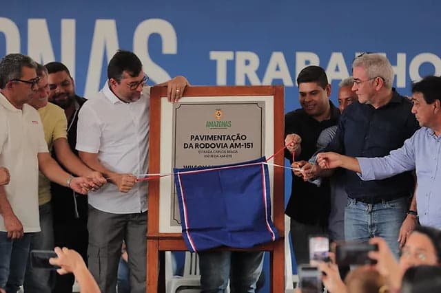 VÍDEO: Wilson Lima entrega revitalização da rodovia Carlos Braga