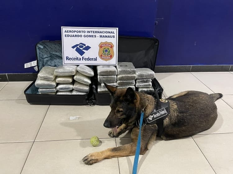 Passageiros que tentavam embarcar com droga são presos pela PF