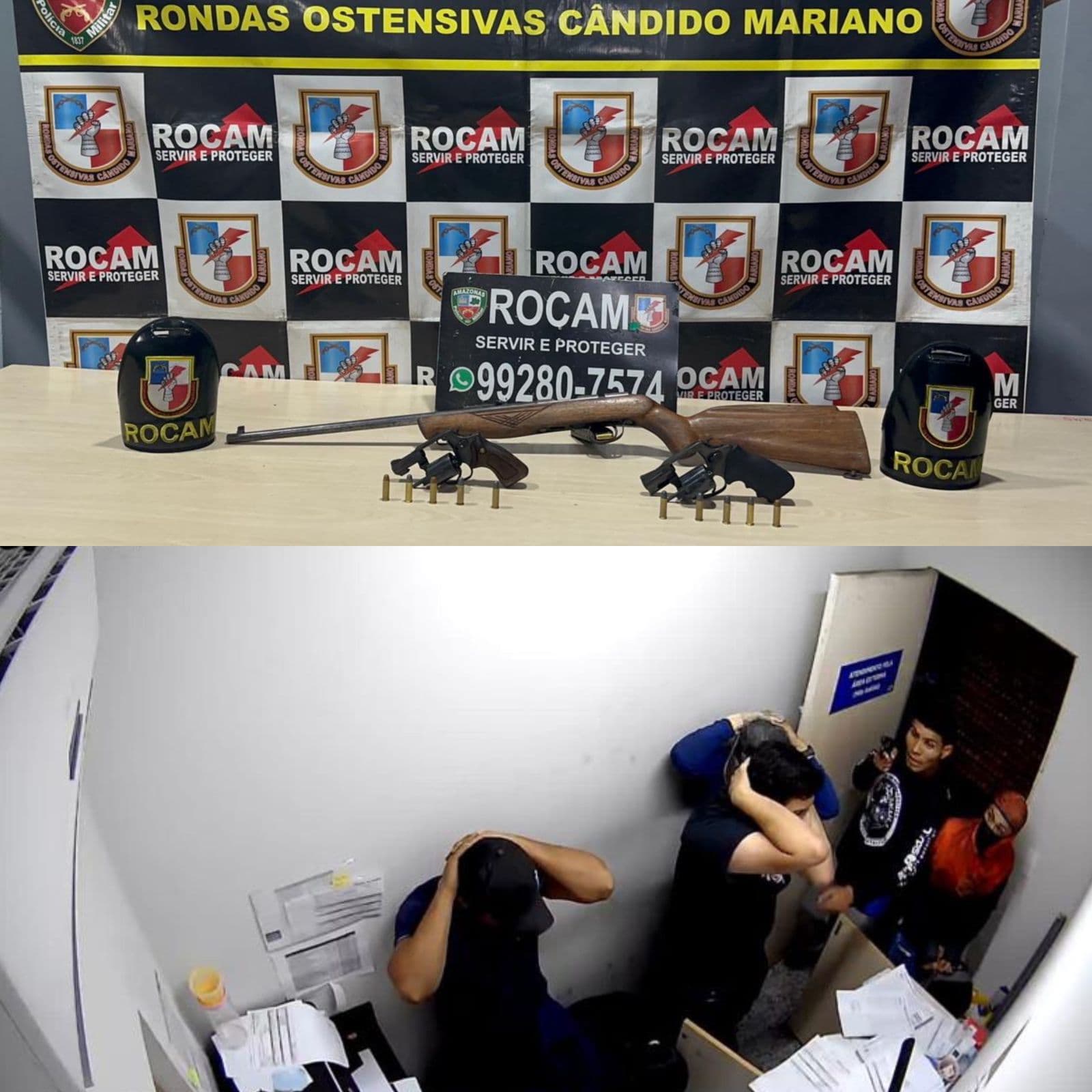 “Homem-Aranha” e comparsa são presos após assalto a sorveteria de Manaus