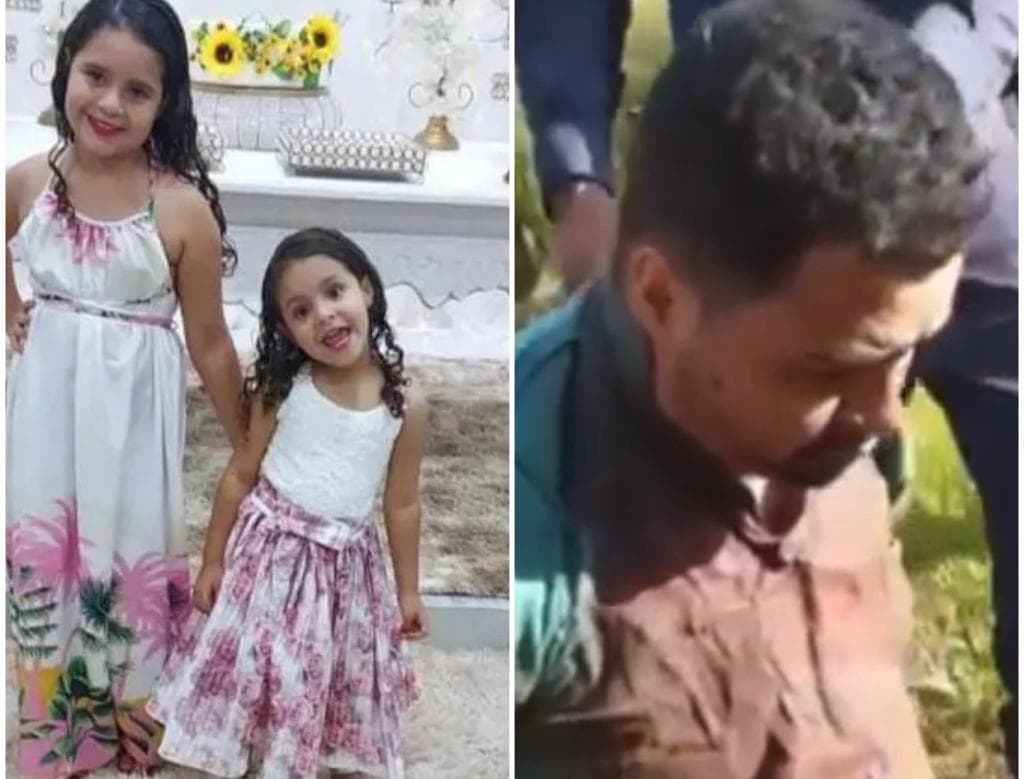 VÍDEO: Homem é preso após matar próprias filhas a facadas para se vingar de traição