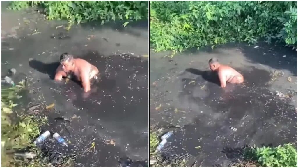 VÍDEO: Manauara é internado no Rio após pular em esgoto para recuperar iPhone