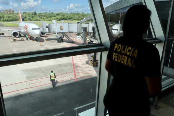 PF prende homens que tentavam embarcar com explosivos no Aeroporto de Belém