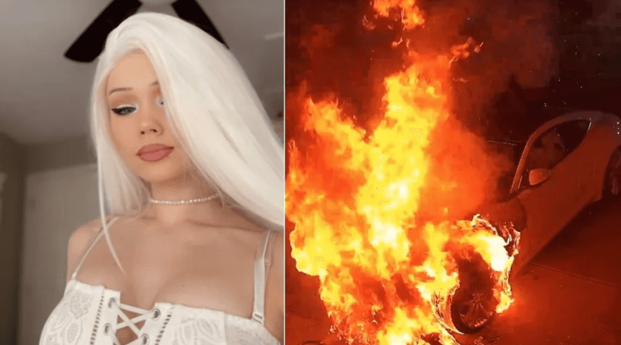 VÍDEO: Fã invade casa de influencer e ateia fogo em carro de R$ 600 mil