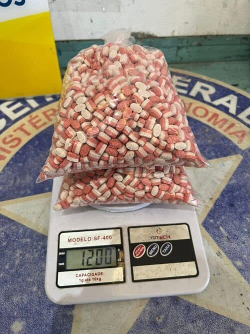 Em Manaus, mais de 3 mil comprimidos de ecstasy são apreendidos pela Receita Federal
