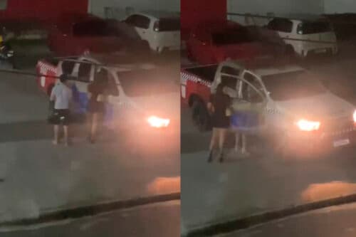 Vídeo mostra suposta prostituição dentro de viatura da PM, no Pará