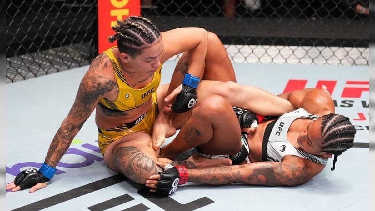 VÍDEO: Lutadora amazonense tem joelho “estourado” em luta no UFC