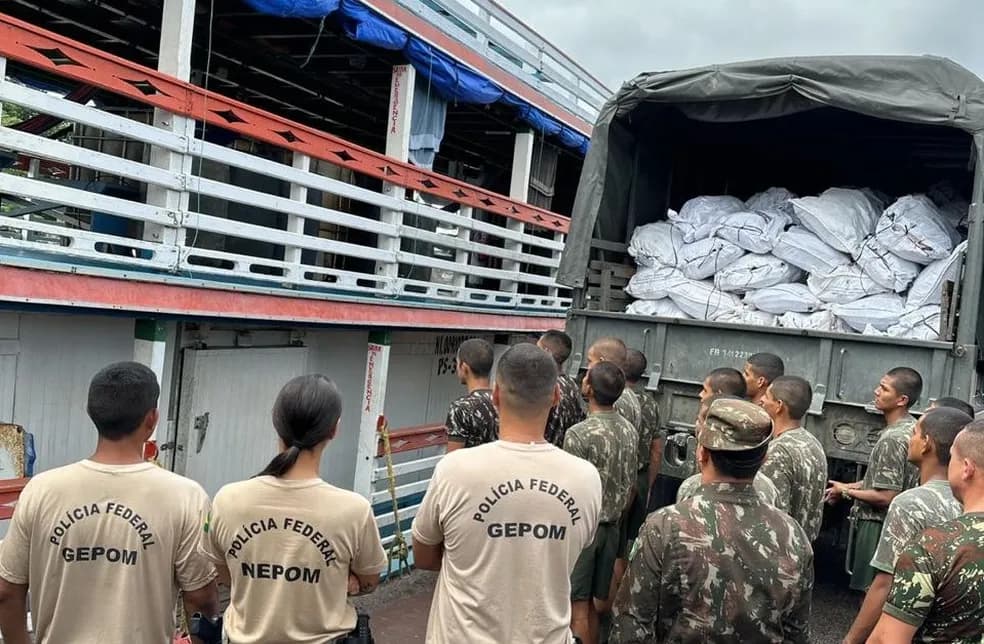 PF apreende 19 toneladas de pescado ilegal que seriam enviadas do AM para Colômbia