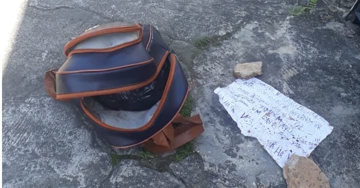Cabeça humana é encontrada dentro de mochila junto a bilhete, em Manaus
