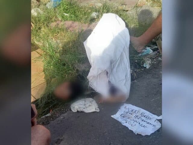 IMAGEM FORTE: Corpo é encontrado com cabeça ao lado sem orelha e sem nariz em Manaus