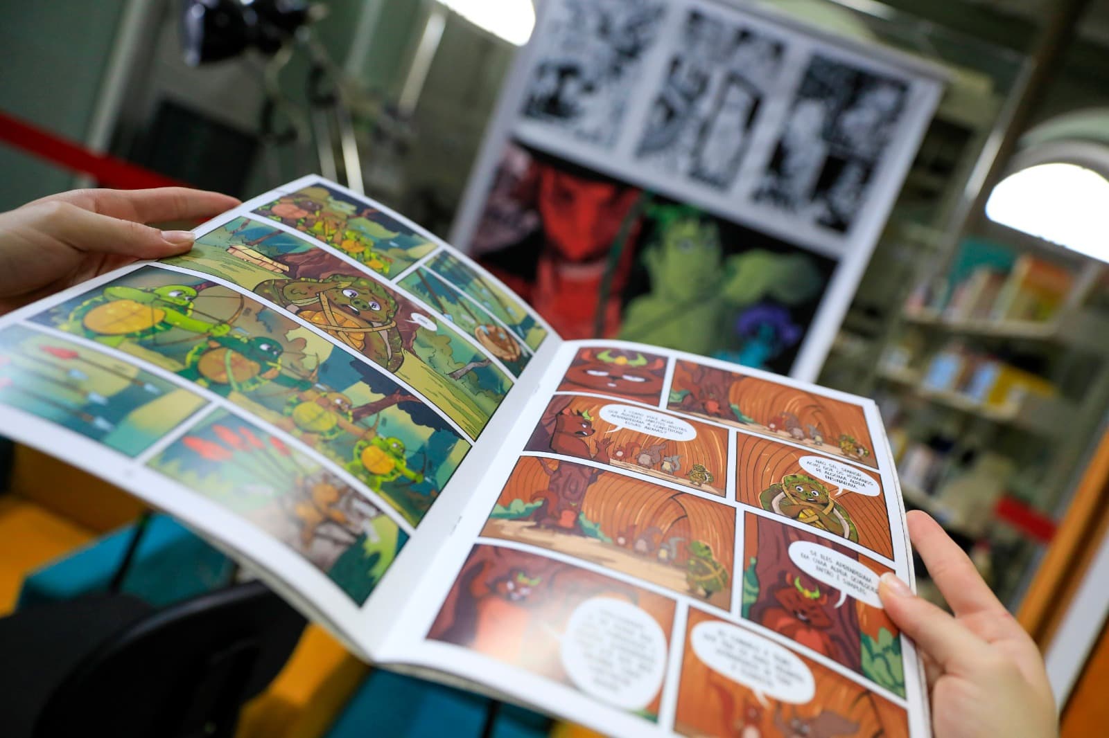 Biblioteca Pública realiza encontro para troca de livros e gibis