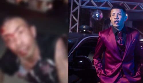 VÍDEO: MC Magrinho é espancado em festa por falar mal de facção criminosa