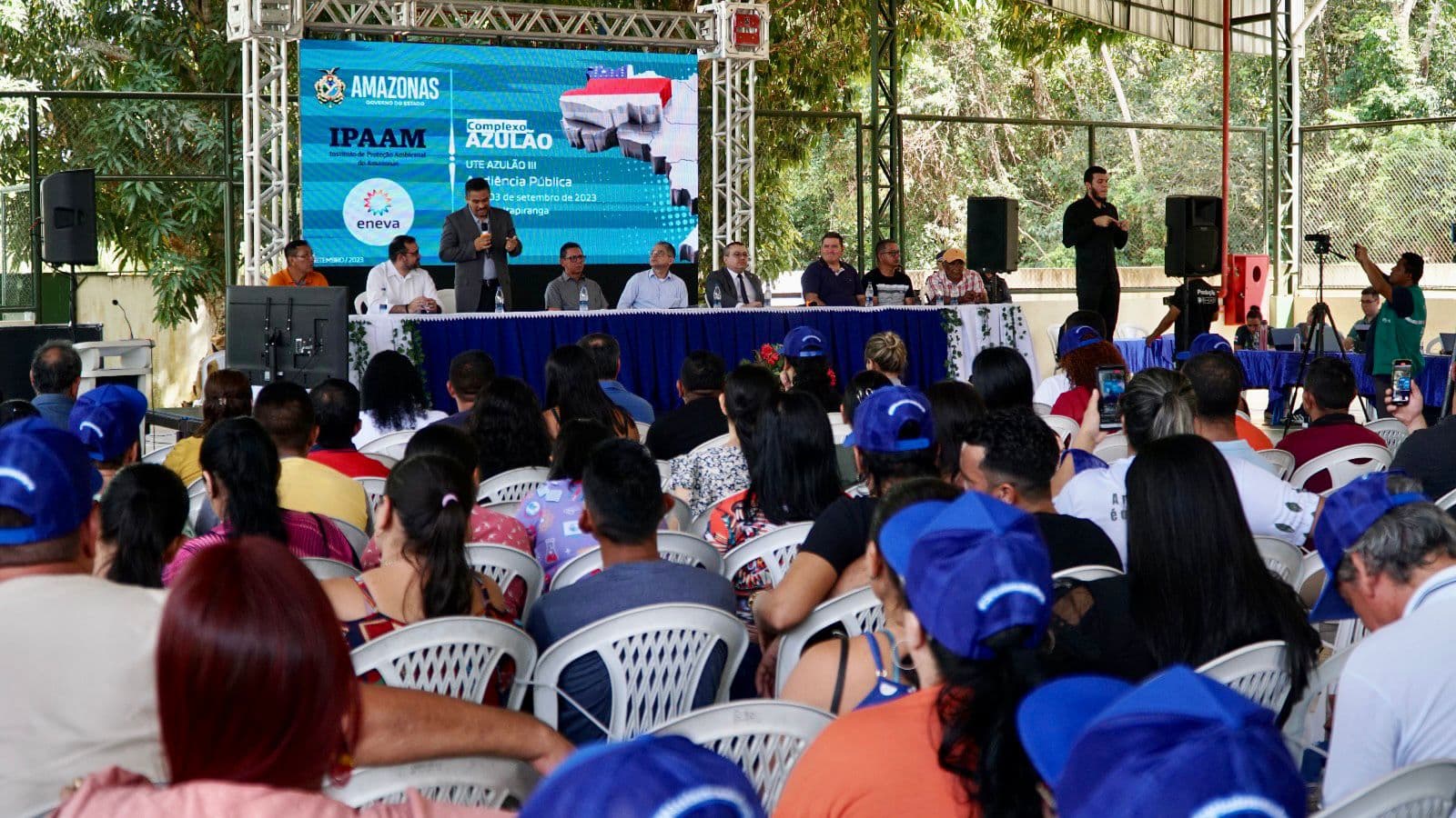 População participa de audiência pública mediada pelo IPAAM para a implantação da usina termelétrica do Complexo Azulão